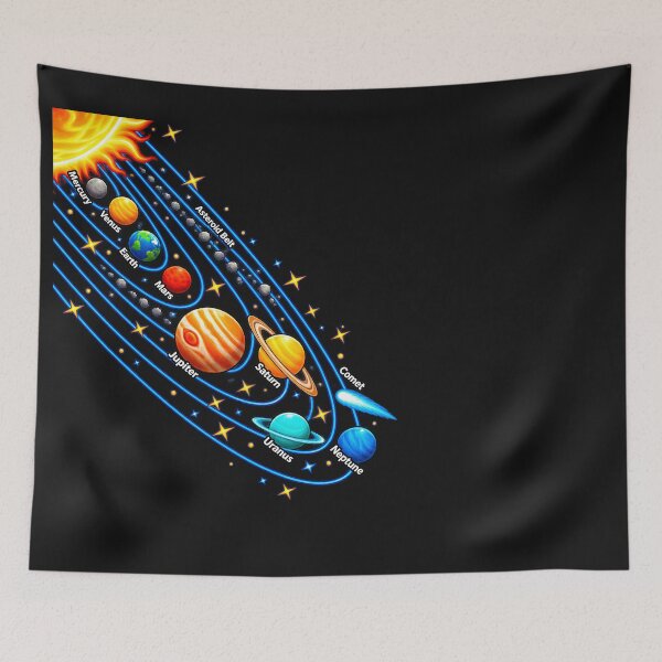 Item preview, Space Solar System Lover Retro Solar Design designed and sold by Genius Geek.