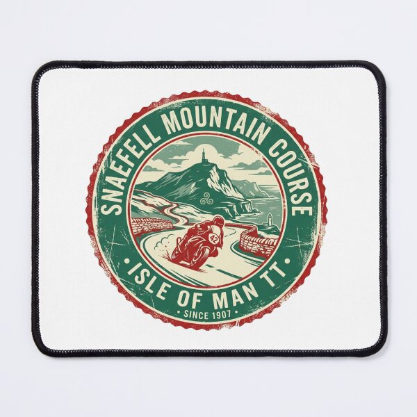 Item preview, Snaefell Mountain Course Isle Of Man TT Motorcycle Racing designed and sold by jeshands.