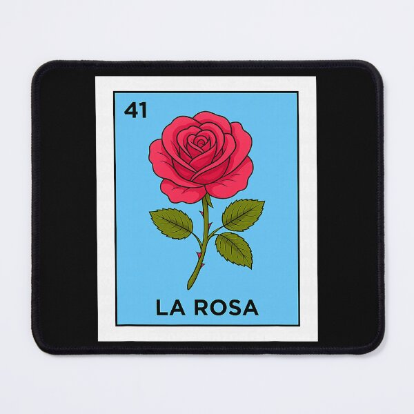 Item preview, La Rosa Mexico Mexican Lottery Card Rose Lover Gift designed and sold by khdmalakarak.