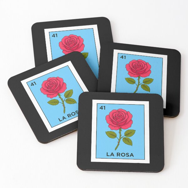 Item preview, La Rosa Mexico Mexican Lottery Card Rose Lover Gift designed and sold by khdmalakarak.