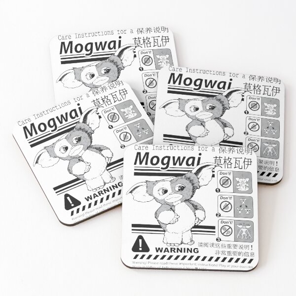 Item preview, Mogwai Care Instructions Gremlins 80s Movie Art designed and sold by SusieYost.