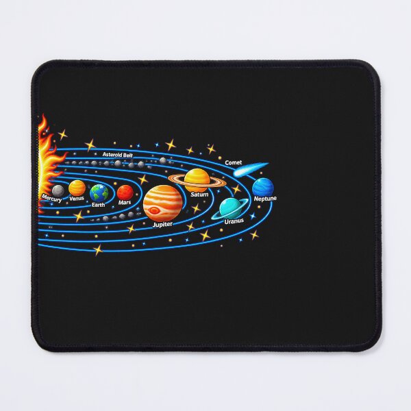 Item preview, Space Solar System Lover Retro Solar Design designed and sold by Genius Geek.