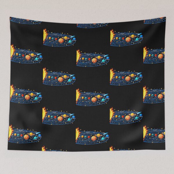 Item preview, Space Solar System Lover Retro Solar Design designed and sold by Genius Geek.