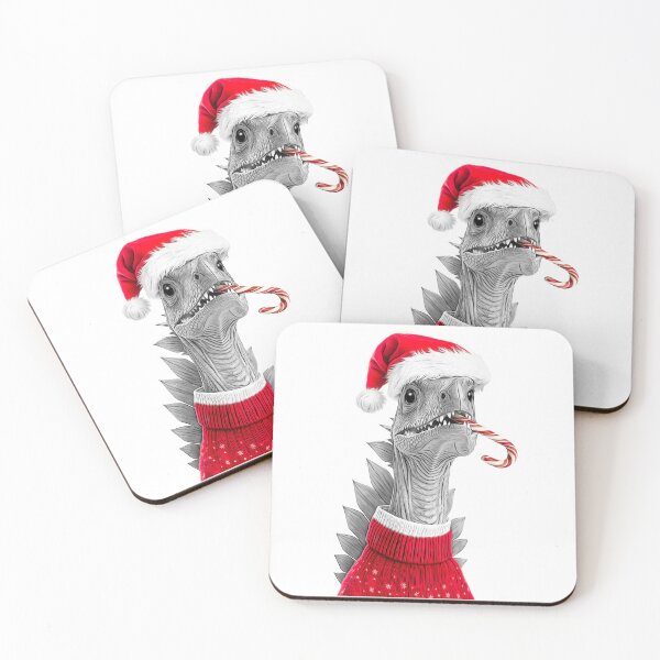 Item preview, Christmas Stegosaurus in Red Hat and Sweater designed and sold by PLisasPets.