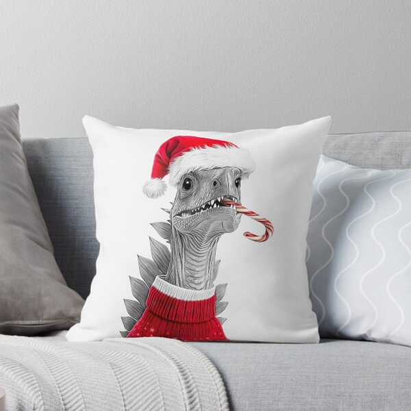Item preview, Christmas Stegosaurus in Red Hat and Sweater designed and sold by PLisasPets.