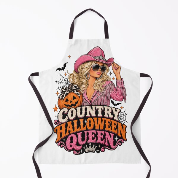 Item preview, Country Halloween Queen – Western Cowgirl Halloween Design designed and sold by PlumArtDesign.