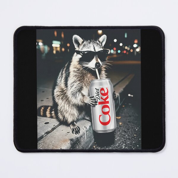 Item preview, Raccoons Diet Coke Funny Meme Genz Dank Raccoons designed and sold by MaraAnita.