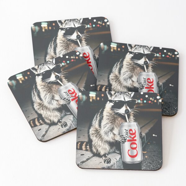 Item preview, Raccoons Diet Coke Funny Meme Genz Dank Raccoons designed and sold by MaraAnita.