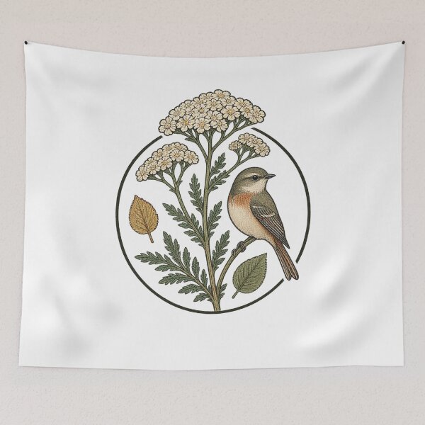 Item preview, Botanical Illustration Embroidery Style designed and sold by Otakunited.