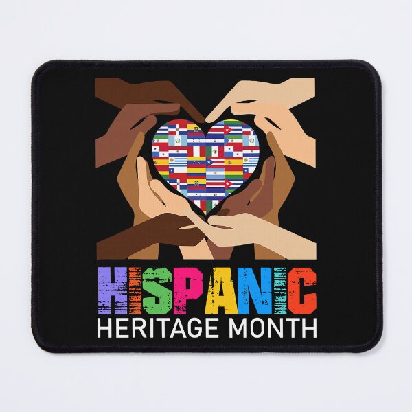 Item preview, Hispanic Heritage Month Hands Heart Latino Countries designed and sold by khdmalakarak.