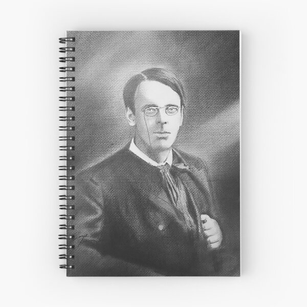Item preview, W. B. Yeats Pencil Portrait – Irish Poet & Nobel Laureate | Literary Art Print designed and sold by ConorKeeganArt.