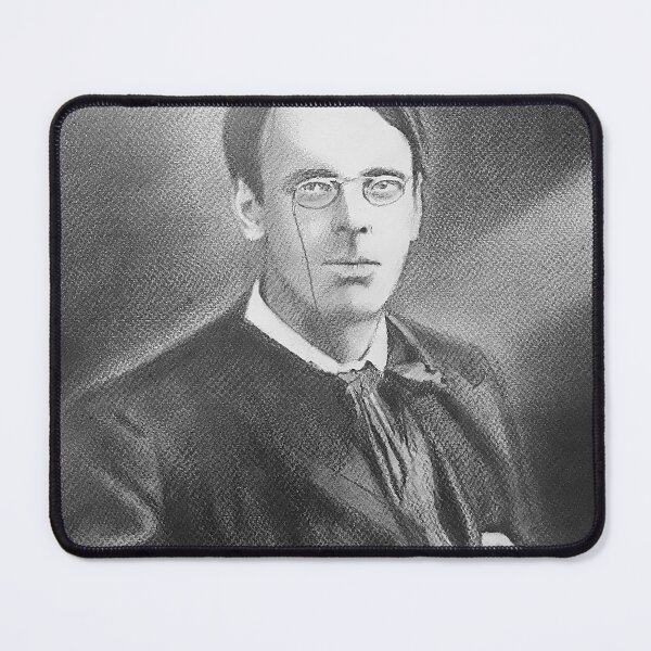 Item preview, W. B. Yeats Pencil Portrait – Irish Poet & Nobel Laureate | Literary Art Print designed and sold by ConorKeeganArt.