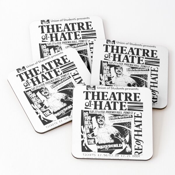 Item preview, Theatre of Hate Vintage Sheffield Concert Poster Art designed and sold by SusieYost.