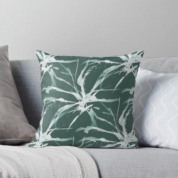 Item preview, Foliage Short Grass Abstract in Teal designed and sold by Artistestella.