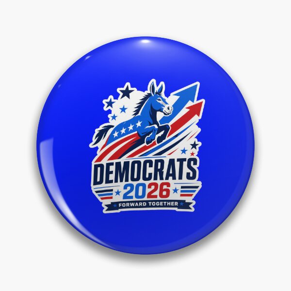 Item preview, Democratic Supporter 2026 Midterm Election Design designed and sold by RedCircleArt.