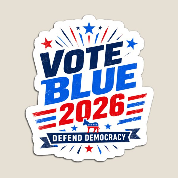 Item preview, Democratic Supporter 2026 Midterm Election Design designed and sold by RedCircleArt.