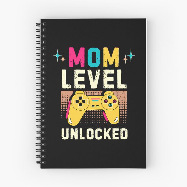 Item preview, Retro Vintage Mom Level Unlocked Mothers Day Gamer Mom Gaming designed and sold by allaso-gan.