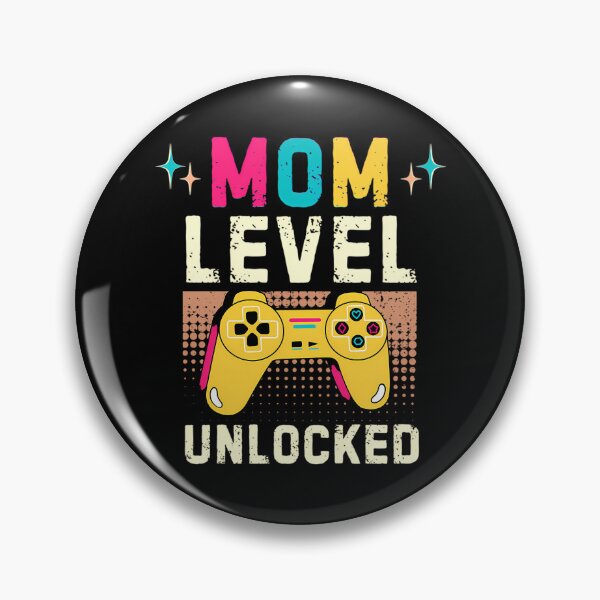 Item preview, Retro Vintage Mom Level Unlocked Mothers Day Gamer Mom Gaming designed and sold by allaso-gan.
