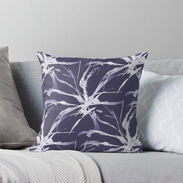 Item preview, Foliage Short Grass Abstract in Purple designed and sold by Artistestella.