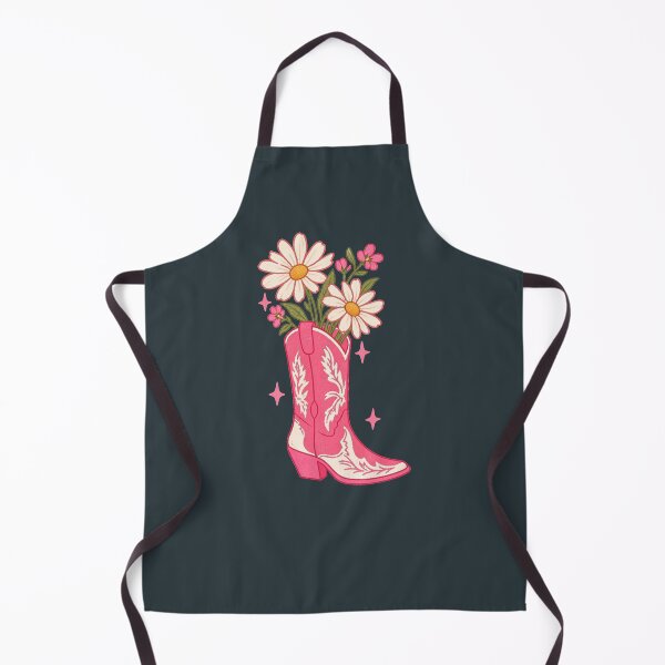 Item preview, Pink Cowgirl Boot with Daisies. designed and sold by CoCoArt-Ua.