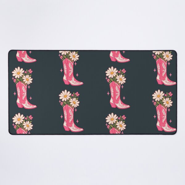 Item preview, Pink Cowgirl Boot with Daisies. designed and sold by CoCoArt-Ua.