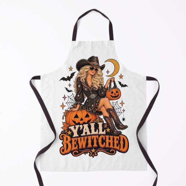 Item preview, Y’ALL BEWITCHED – Country Witch Halloween Western Design designed and sold by PlumArtDesign.