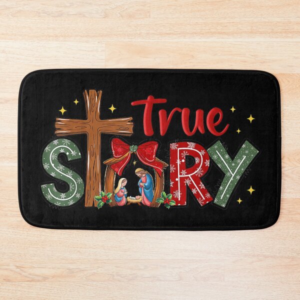 Item preview, Christmas Jesus Cross Religious Christian Xmas True Story designed and sold by WilliaMaler.