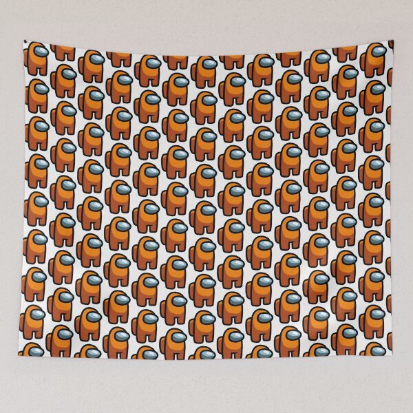 Item preview, Orange Crewmate Character Inspired Design from Among Us Game designed and sold by Kn0xX.