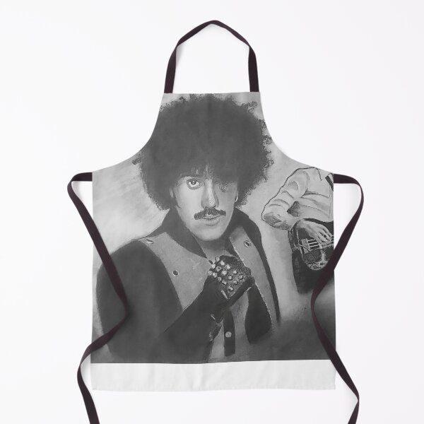 Artikelvorschau, Phil Lynott Porträt – Irische Rocklegende von Thin Lizzy | Handgezeichnete Bleistiftzeichnung entworfen und verkauft von ConorKeeganArt.