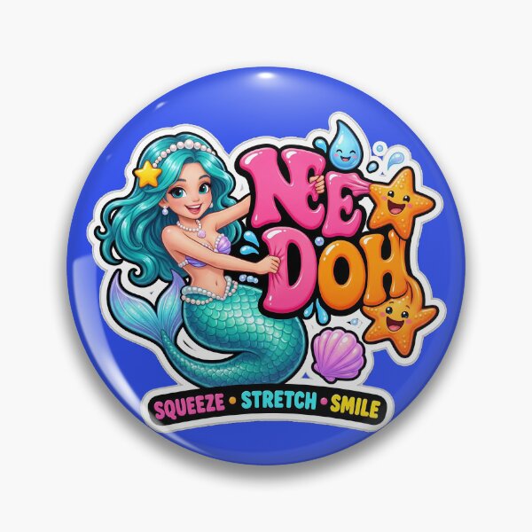 Item preview, Cute Retro Mermaid Squeeze Stretch Smile Ocean Art designed and sold by Bhaskar Digital Art.