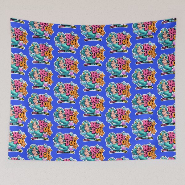 Item preview, Cute Retro Mermaid Squeeze Stretch Smile Ocean Art designed and sold by Bhaskar Digital Art.