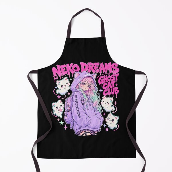 Item preview, Neko Dreams Ghost Cat Club Kawaii Grunge Anime Graphic designed and sold by Yellowriversss.