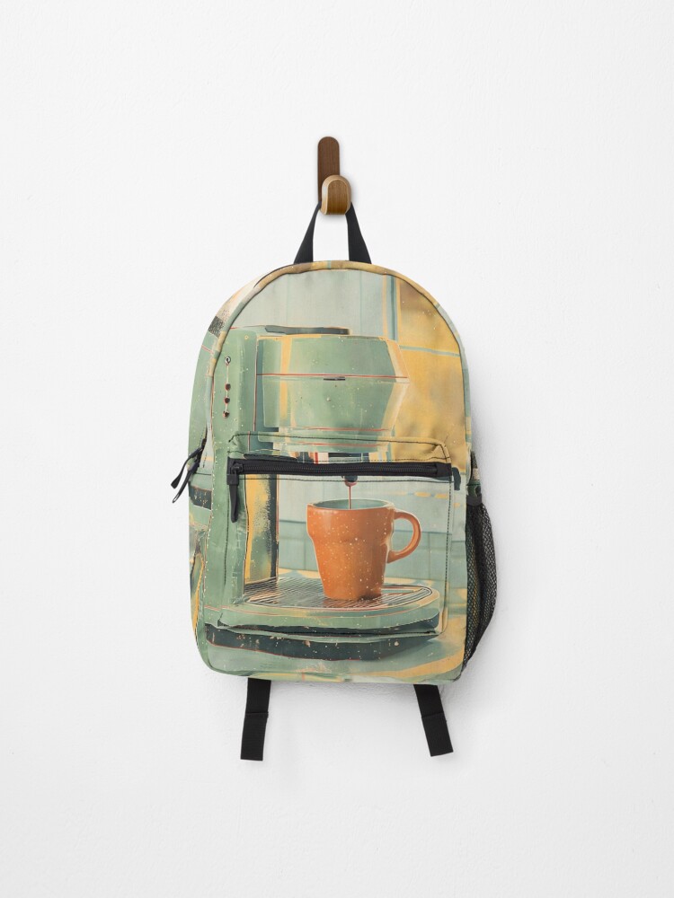 Thumbnail 1 of 3, Backpack, Morning Ritual designed and sold by ONYX-Pixee.