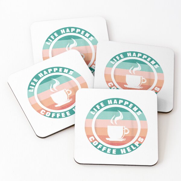 Item preview, Life Happens Coffee Helps - Coffee Lovers Say T-Shirt designed and sold by gidget-gadget.