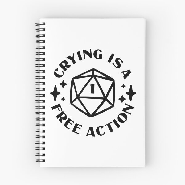 Item preview, Natural 1 D20 Crying is a Free Action designed and sold by wolfkin-design.