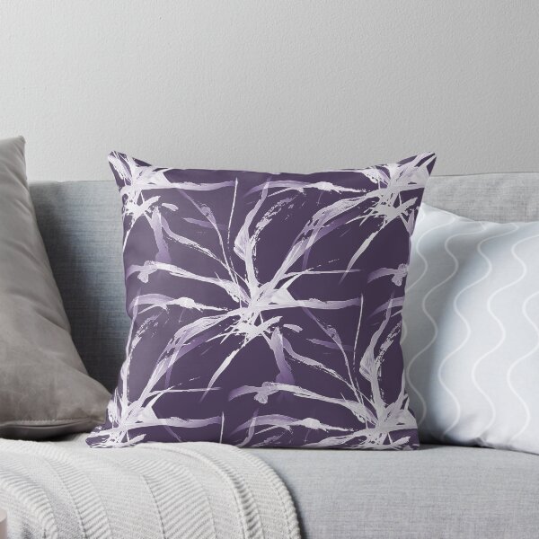 Item preview, Foliage Short Grass Abstract in Mauve designed and sold by Artistestella.