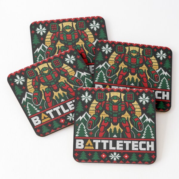 Item preview, BattleTech Ugly Christmas Sweater designed and sold by Gabriela Mihai.