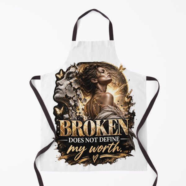 Item preview, Broken Does Not Define My Worth – Strength, Healing & Empowerment designed and sold by MONIKA08 DESIGN.