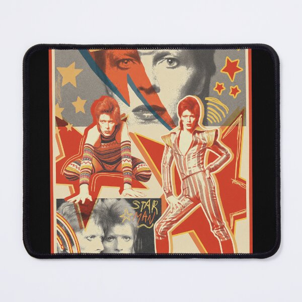 Item preview, Bowie Iconic Star Retro Collage designed and sold by Dianebert18.