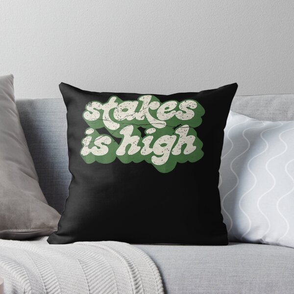 Item preview, Stakes Is High Green Retro  designed and sold by stokeasvajdal8.
