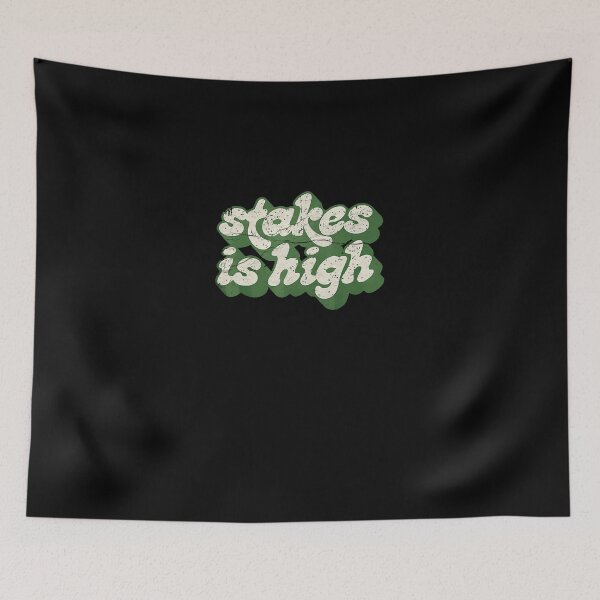 Item preview, Stakes Is High Green Retro  designed and sold by stokeasvajdal8.