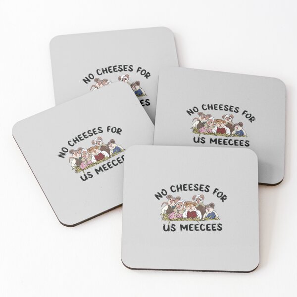 Item preview, No Cheeses For Us Meeces Adorable Rodent Art designed and sold by Bernlivier.