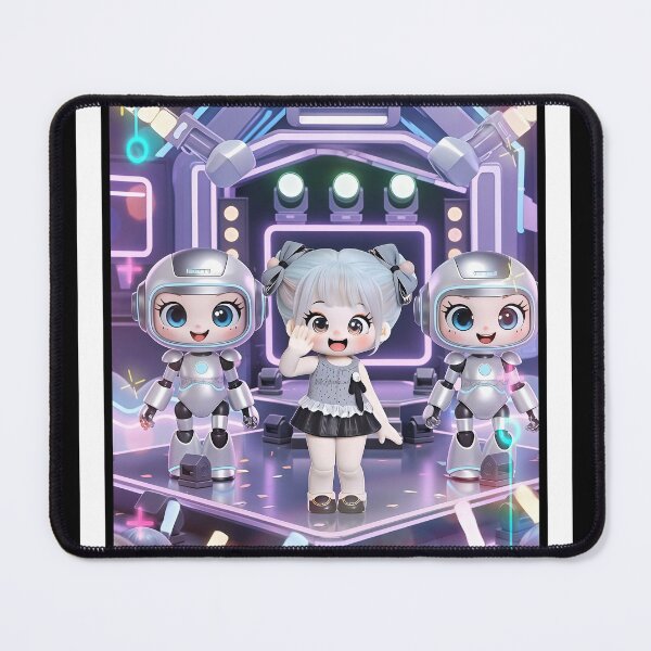 Item preview, Cyber Idol Live Stage - Futuristic Chibi Doll & Robot Dancers designed and sold by Nicole_83.