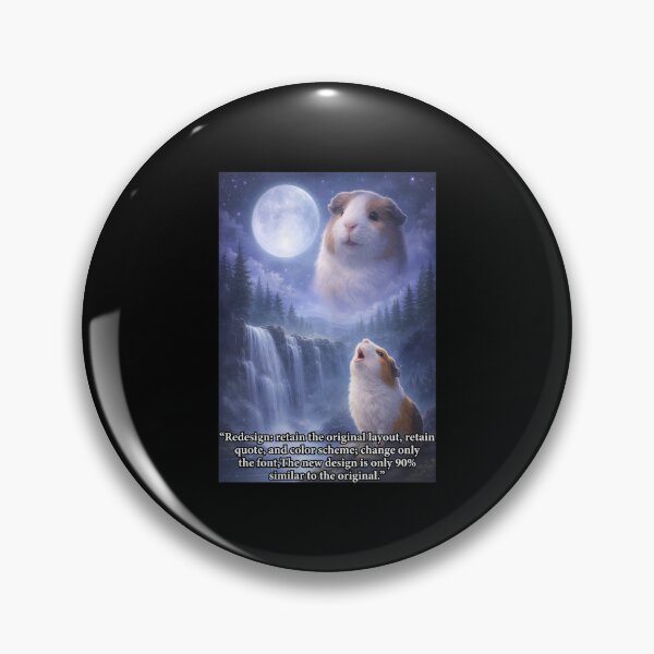 Item preview, Nocturnal Cavy Serenade Under Full Moon designed and sold by Bernlivier.
