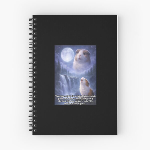 Item preview, Nocturnal Cavy Serenade Under Full Moon designed and sold by Bernlivier.