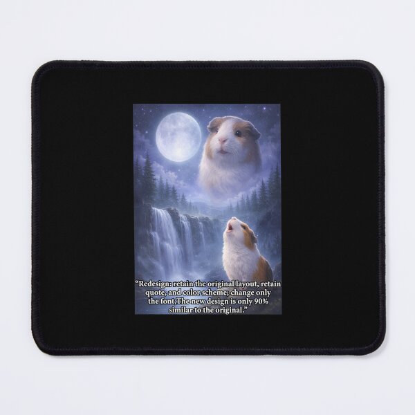 Item preview, Nocturnal Cavy Serenade Under Full Moon designed and sold by Bernlivier.