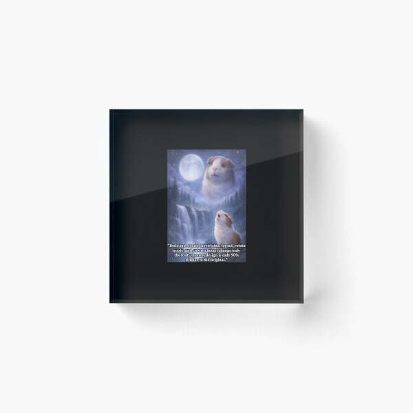 Item preview, Nocturnal Cavy Serenade Under Full Moon designed and sold by Bernlivier.