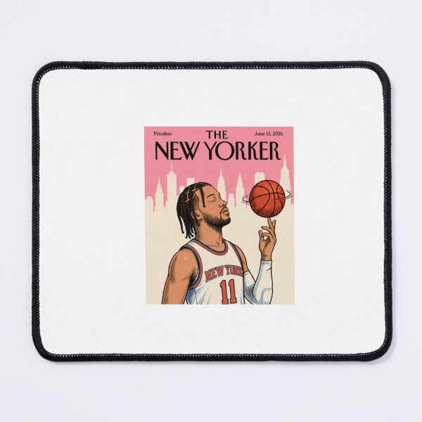 Item preview, New York Knicks Jalen Brunson Eustace Tilley Spoof New Yorker Cover designed and sold by DorkStarMedia.