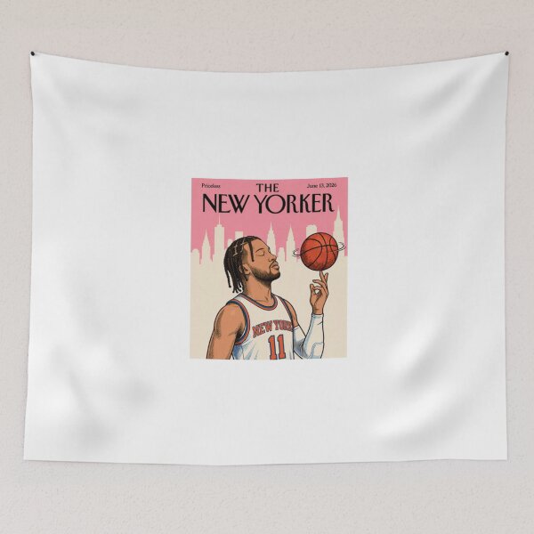 Item preview, New York Knicks Jalen Brunson Eustace Tilley Spoof New Yorker Cover designed and sold by DorkStarMedia.