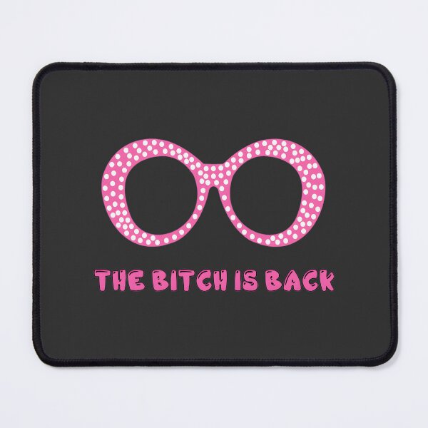 Item preview, Pink Glasses The Bitch Is Back Farewell Elton John Inspired Gift for Fans and Music Lovers designed and sold by zarzaitinien.